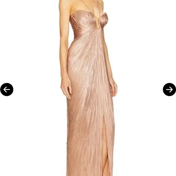 Maria Lucia Hohan “Lissandra” Gown – Creme Brulee – Size 40 (US 6) - Picture 2 of 10